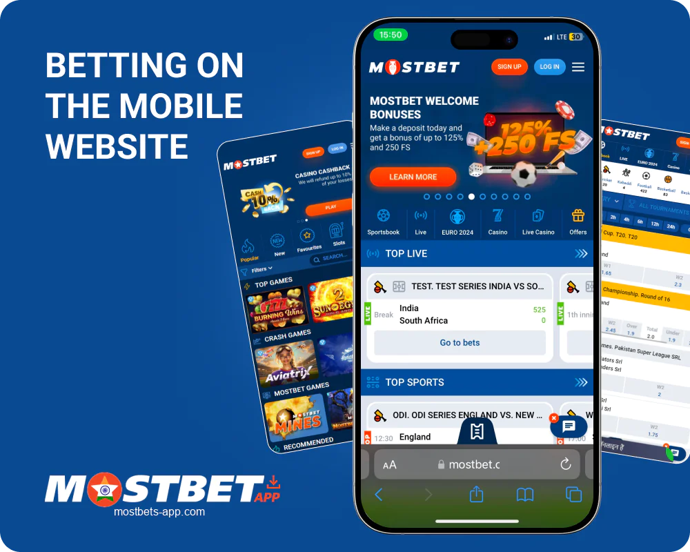 Mostbet mobile site in India
